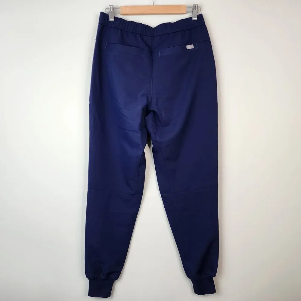 Figs Tansen Jogger Scrub Pants Men's Small Navy Blue NWT